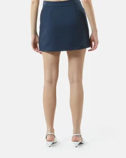 Miniskirt with pleated folds