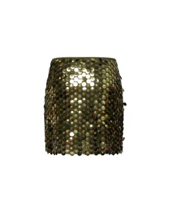 Miniskirt with sequins