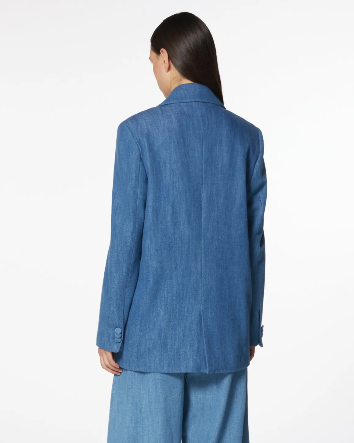 Oversize blazer in denim