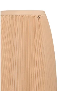 Pleated midi skirt