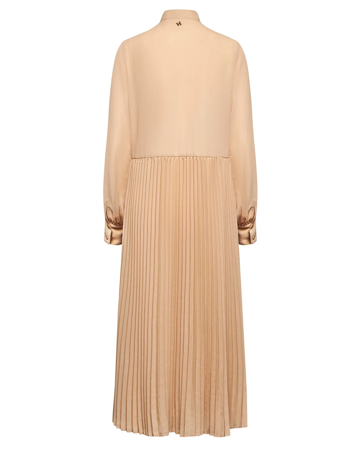 Pleated shirt dress