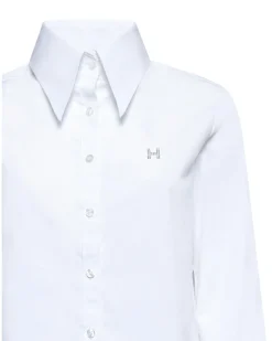 Pointed collar shirt