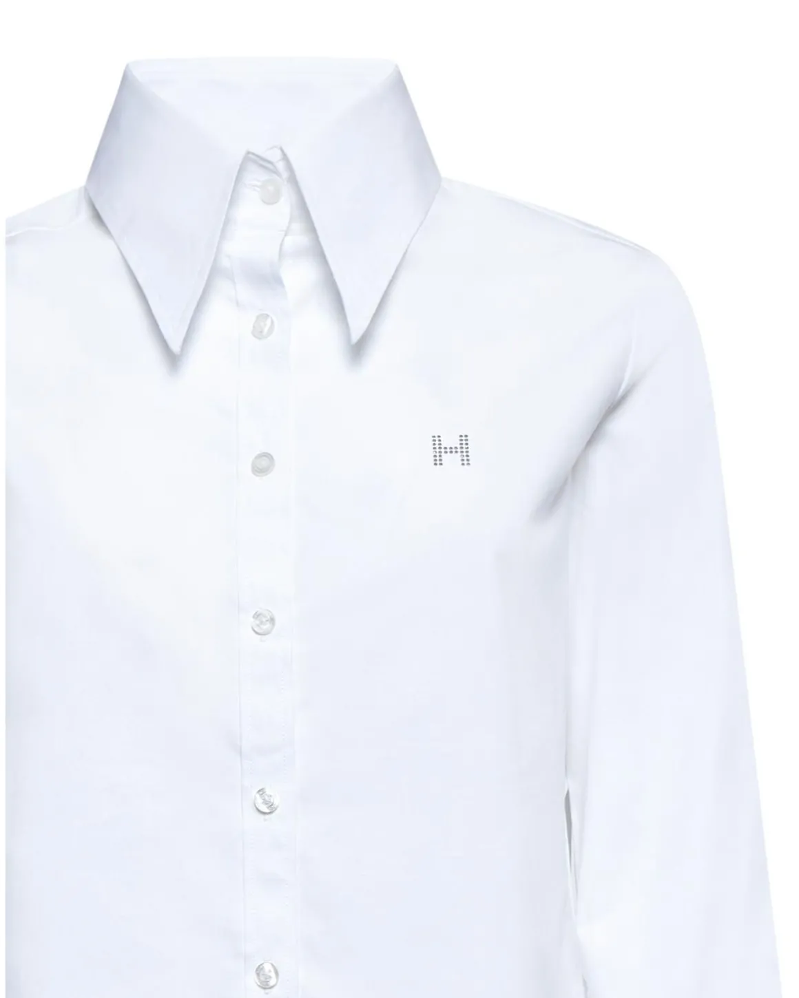 Pointed collar shirt