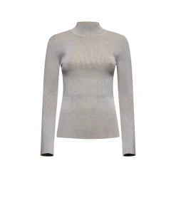 Ribbed turtleneck sweater