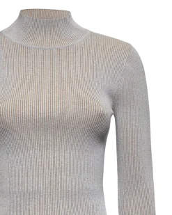 Ribbed turtleneck sweater