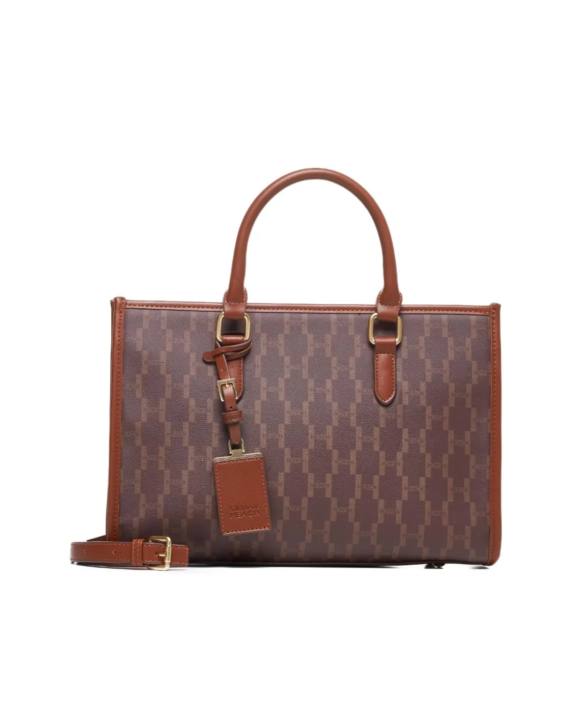 Rigid shopper with double handle