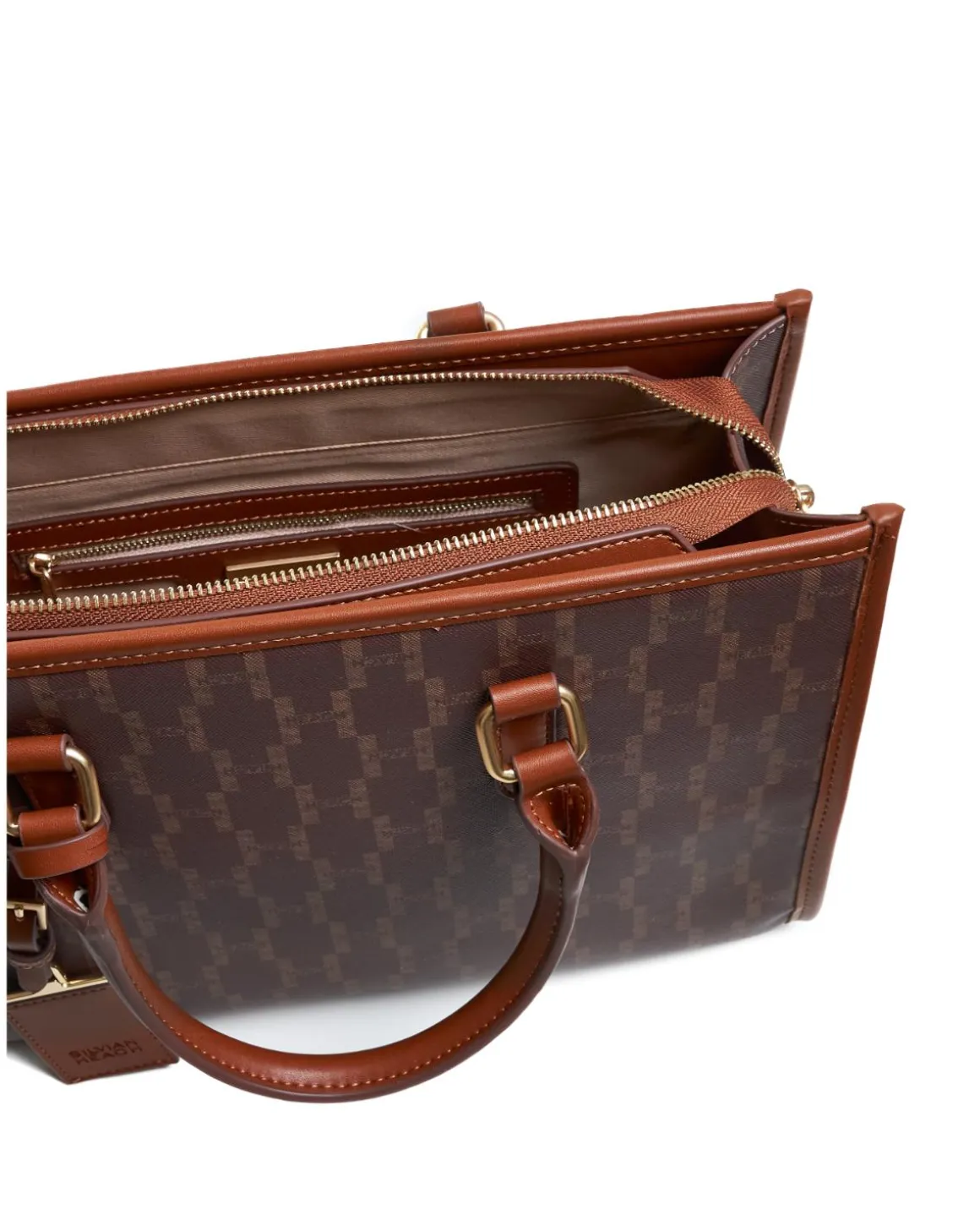 Rigid shopper with double handle