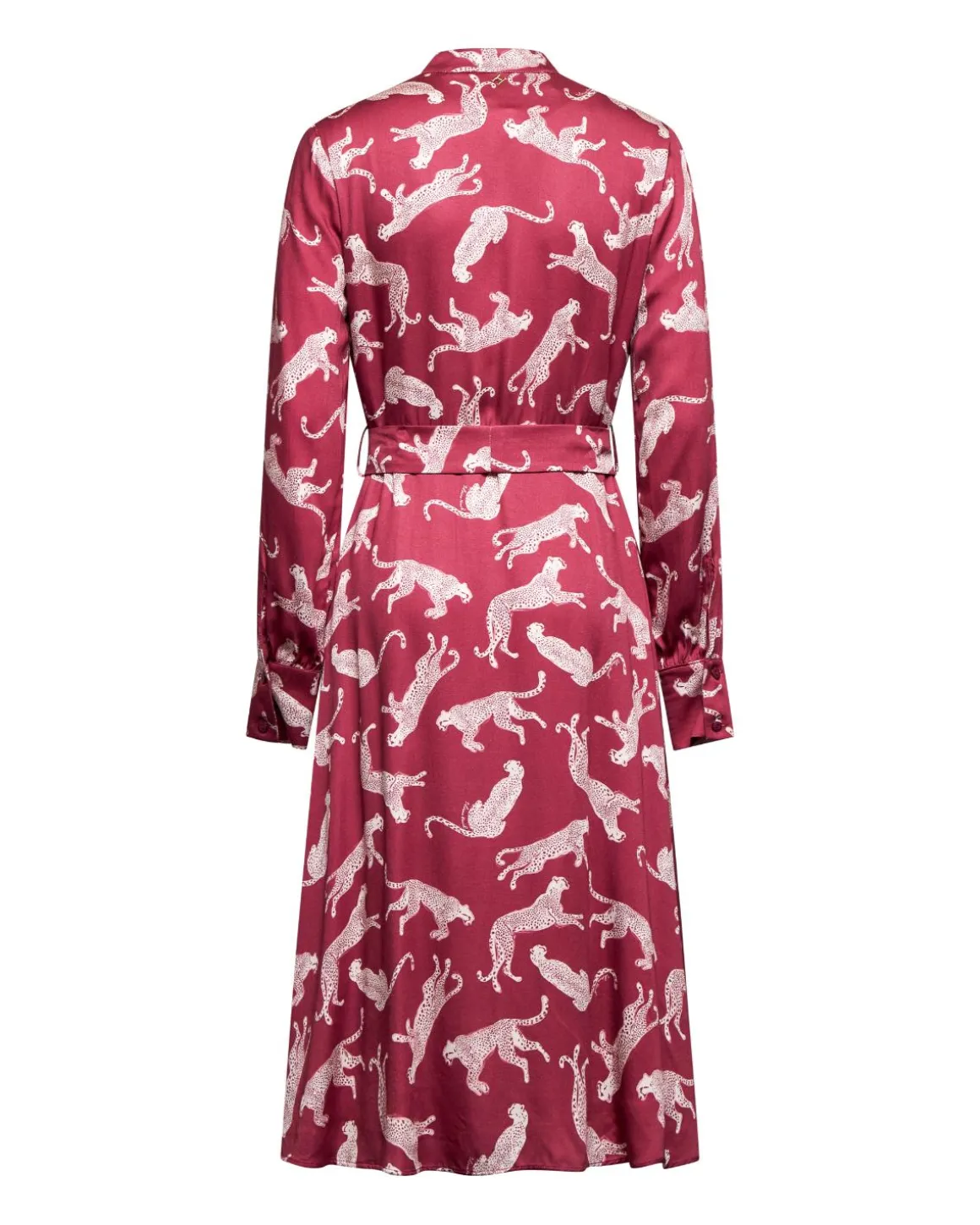 Shirt dress with matching belt