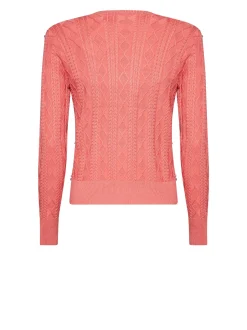 Short cardigan with decorative applications