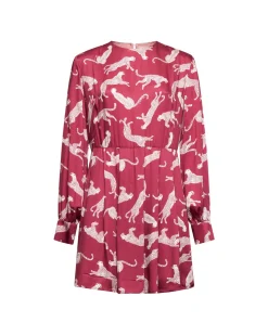 Short dress with print