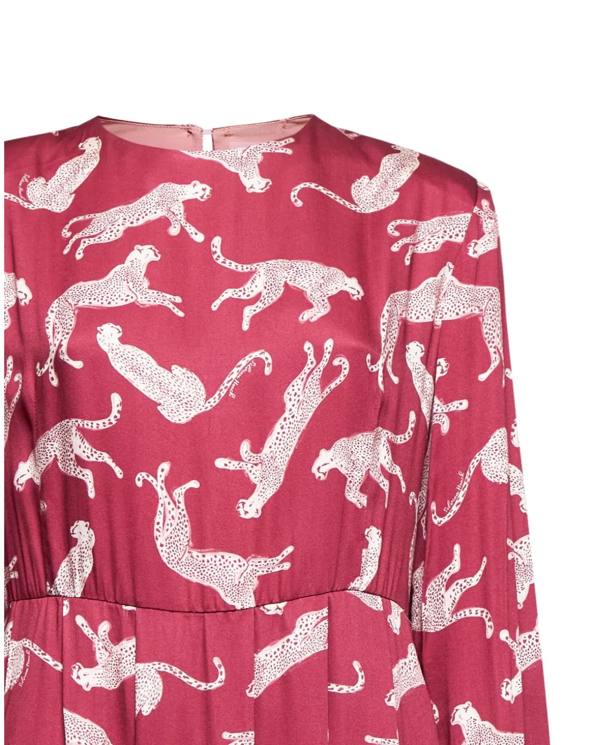 Short dress with print