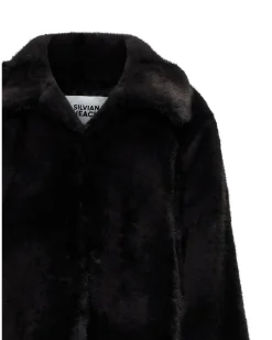 Short faux fur coat