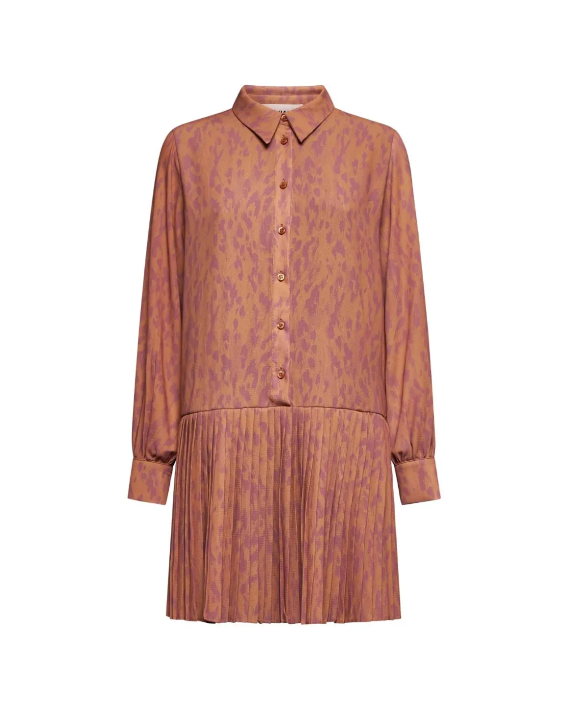 Short shirt dress with ruffles