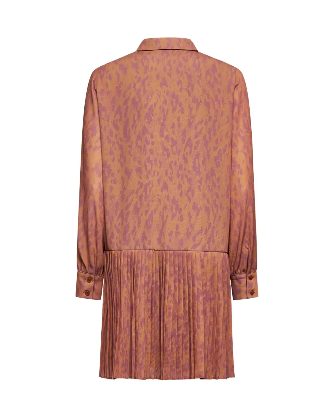Short shirt dress with ruffles