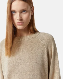 Short shirt in lurex