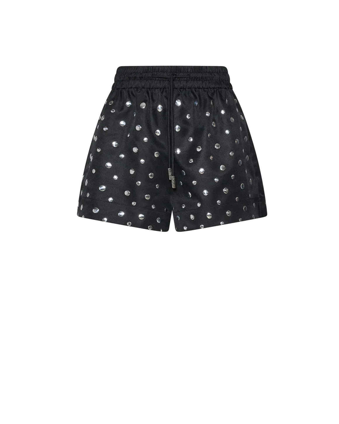 Shorts with all-over decorative applications