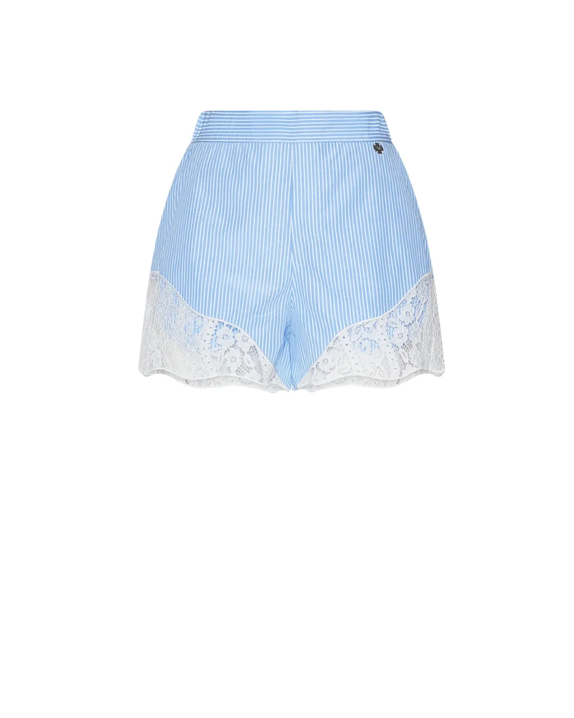 Shorts with contrasting decorative insert