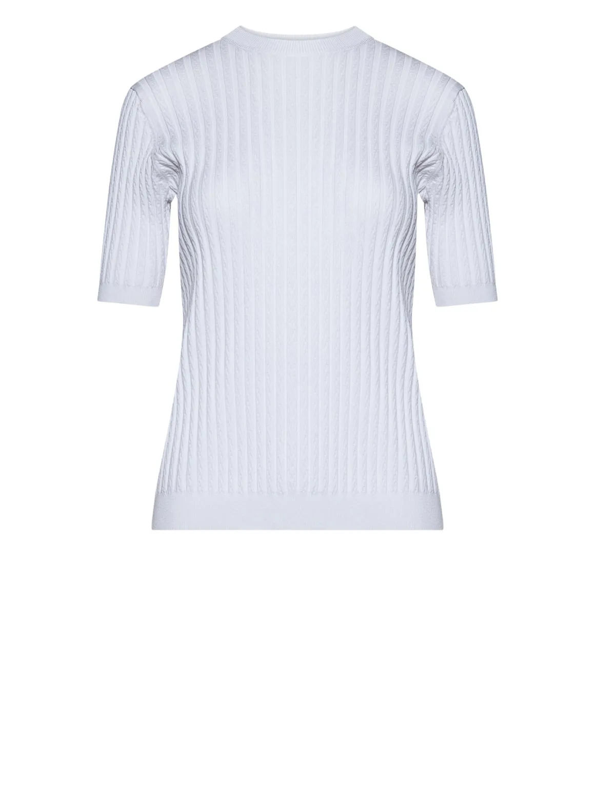 Short-sleeved shirt with relief workmanship