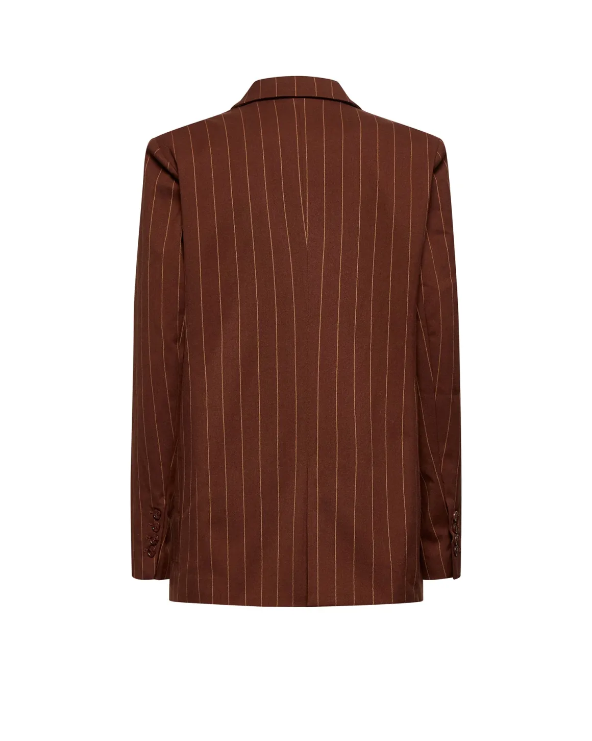 Single-breasted pinstripe blazer