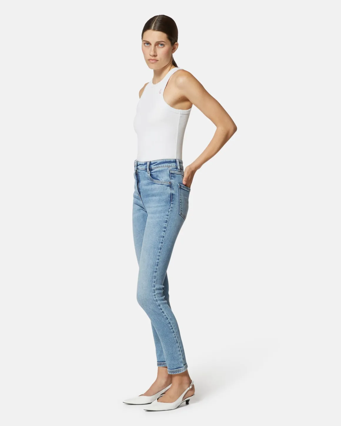 Skinny jeans in denim