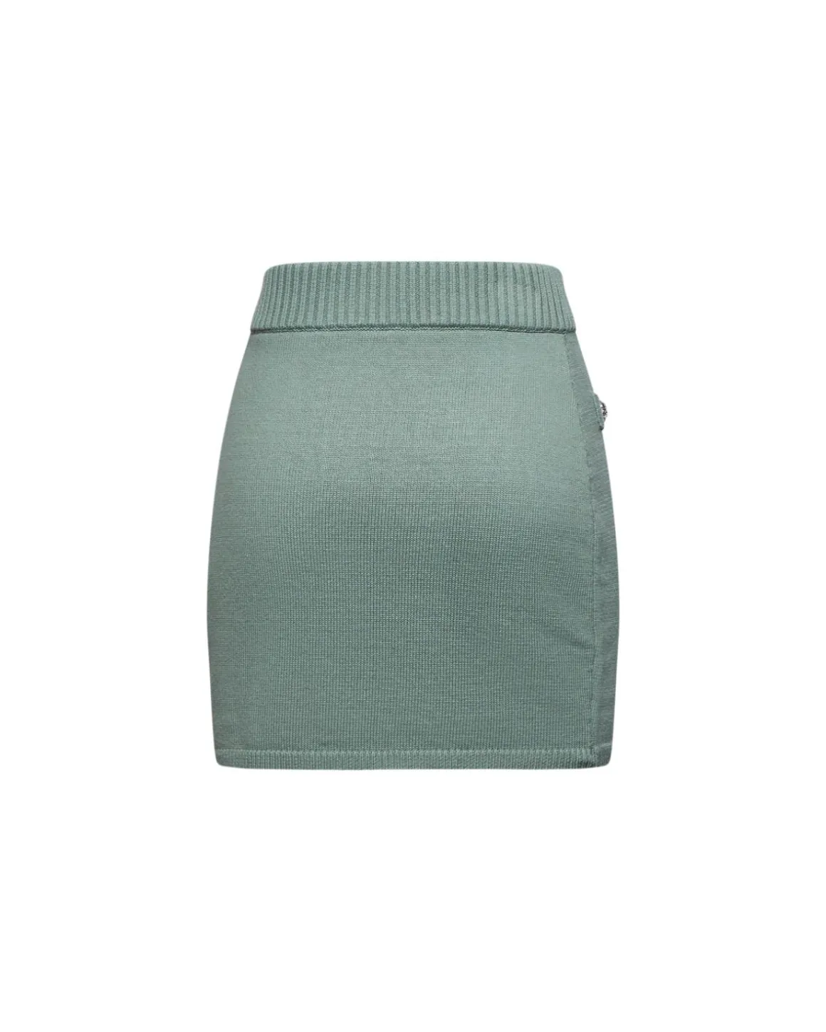 Skirt with decorative buttons
