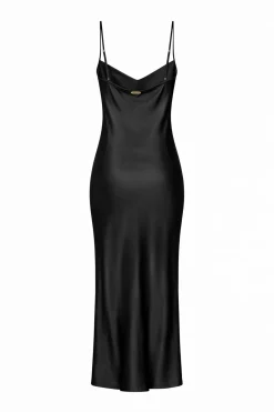 Slip dress with thin straps