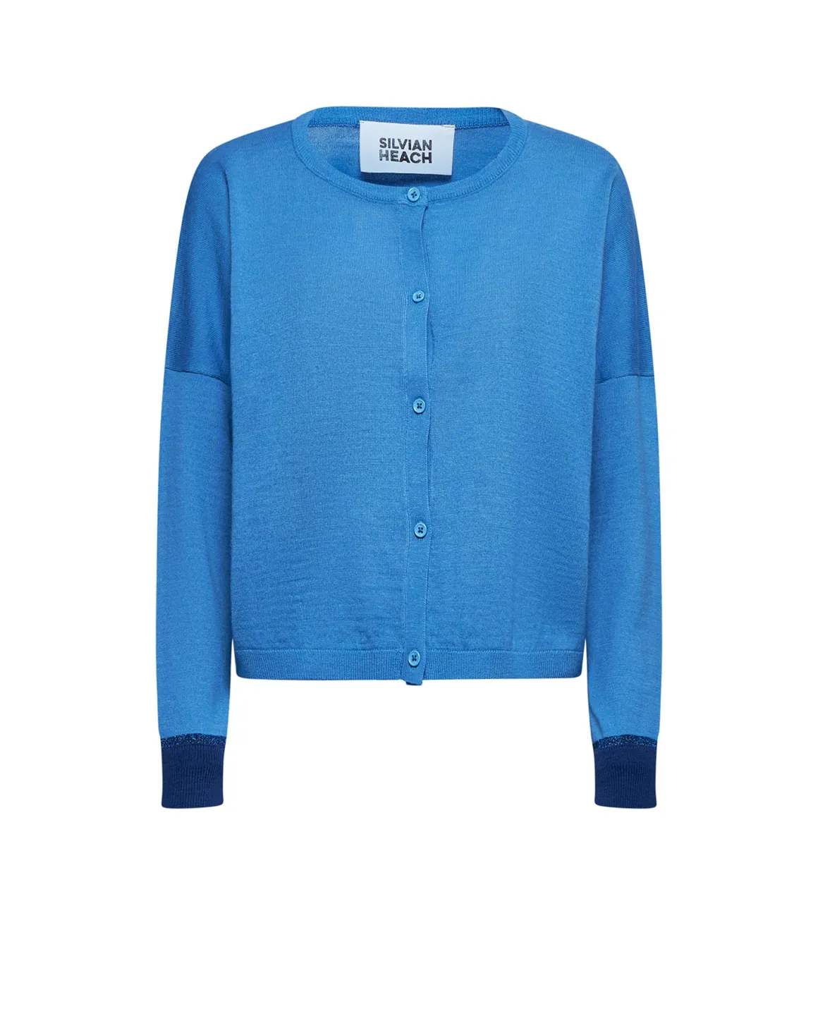 Solid color cardigan