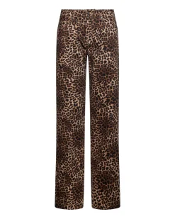 Spotted print trousers