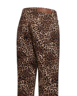 Spotted print trousers