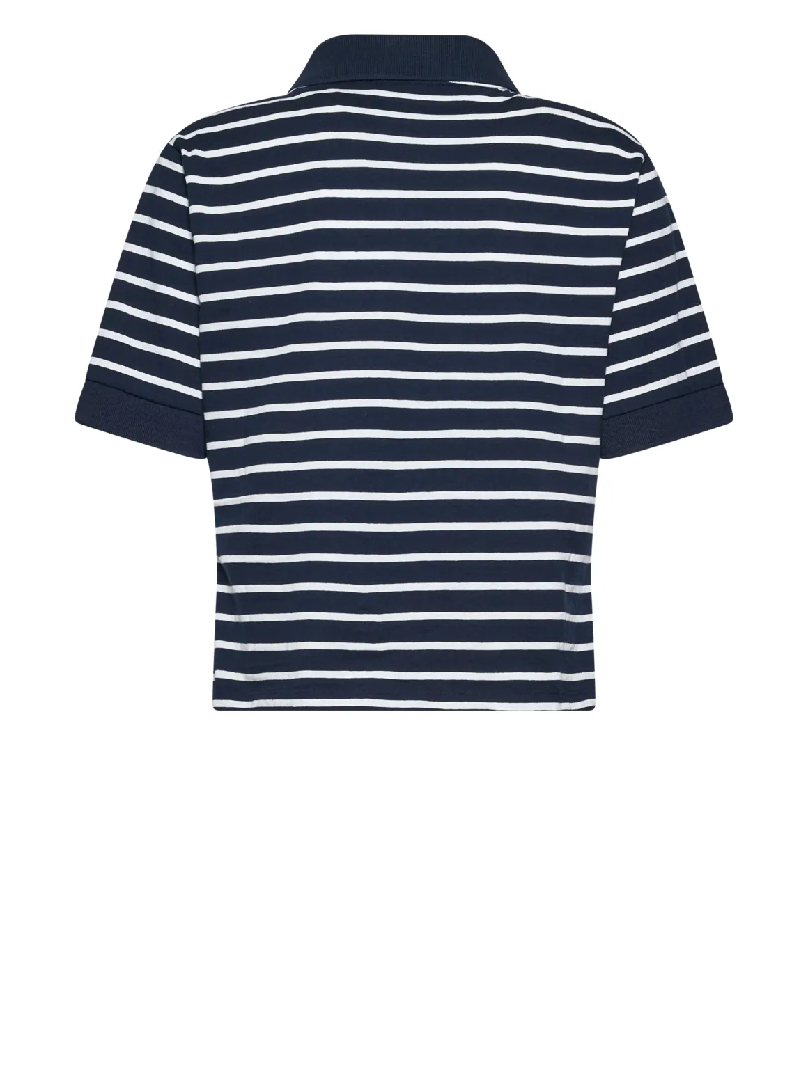Striped polo shirt with essential and refined design