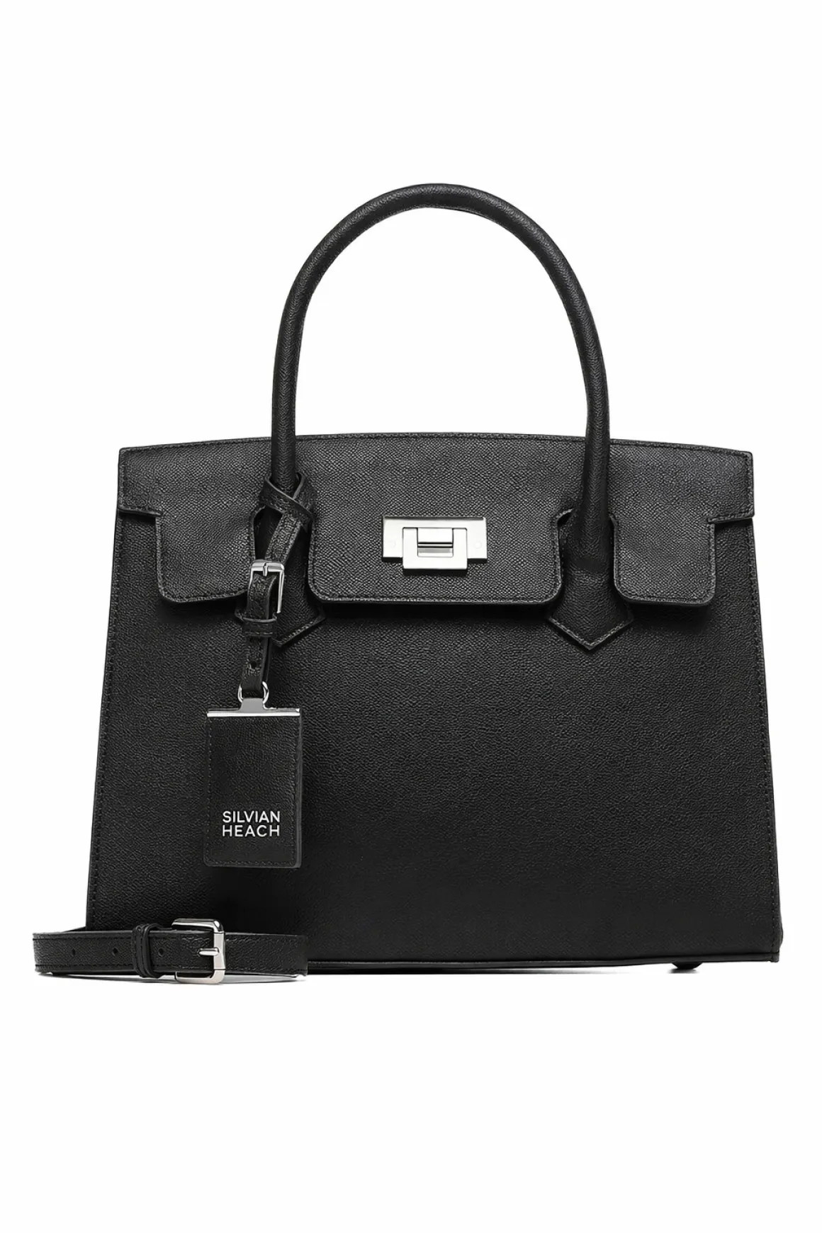 Structured bag with twist lock closure