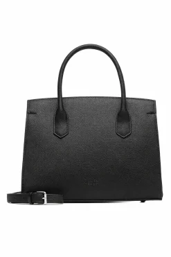 Structured bag with twist lock closure