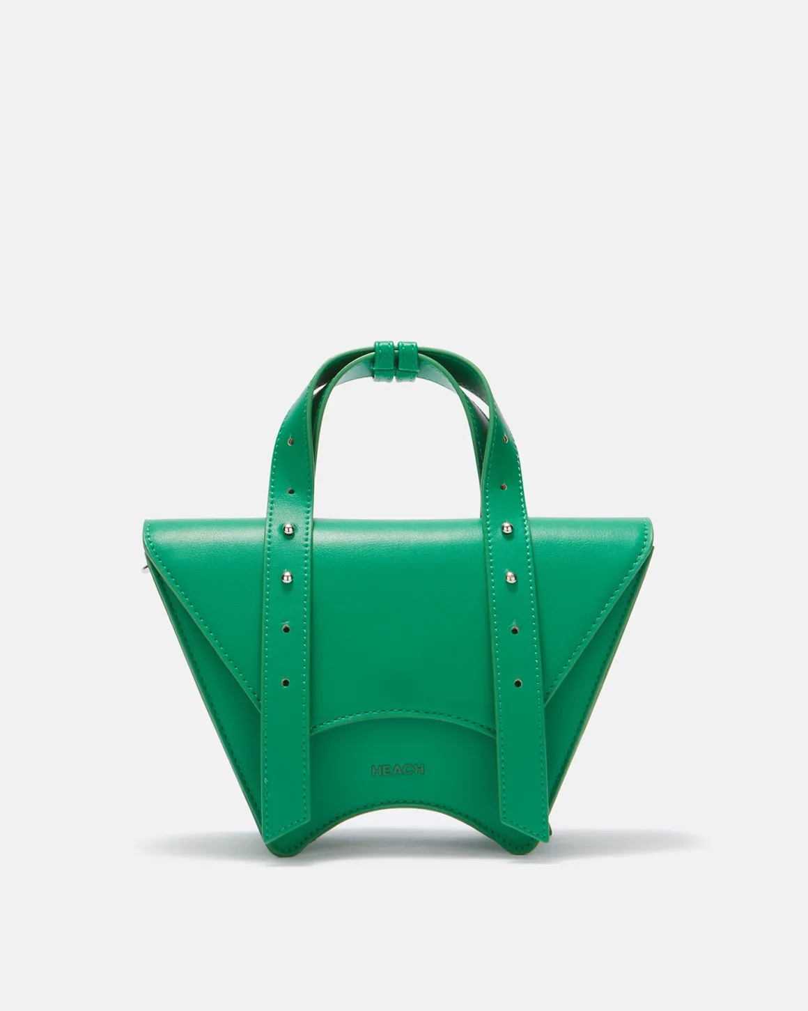 Structured mini bag with metal details