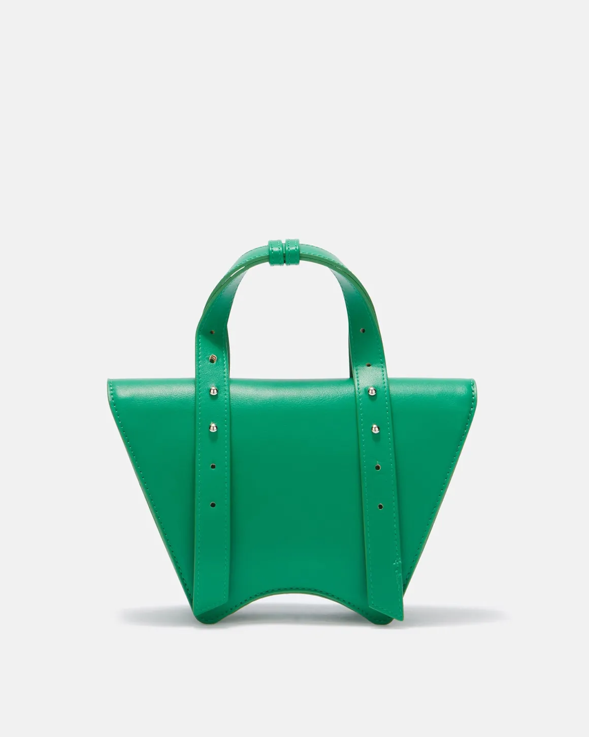 Structured mini bag with metal details
