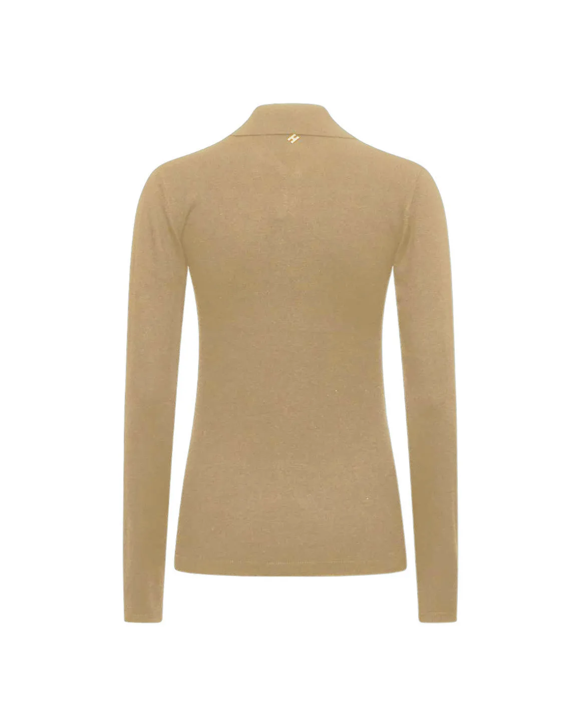 Sweater with collar and buttons