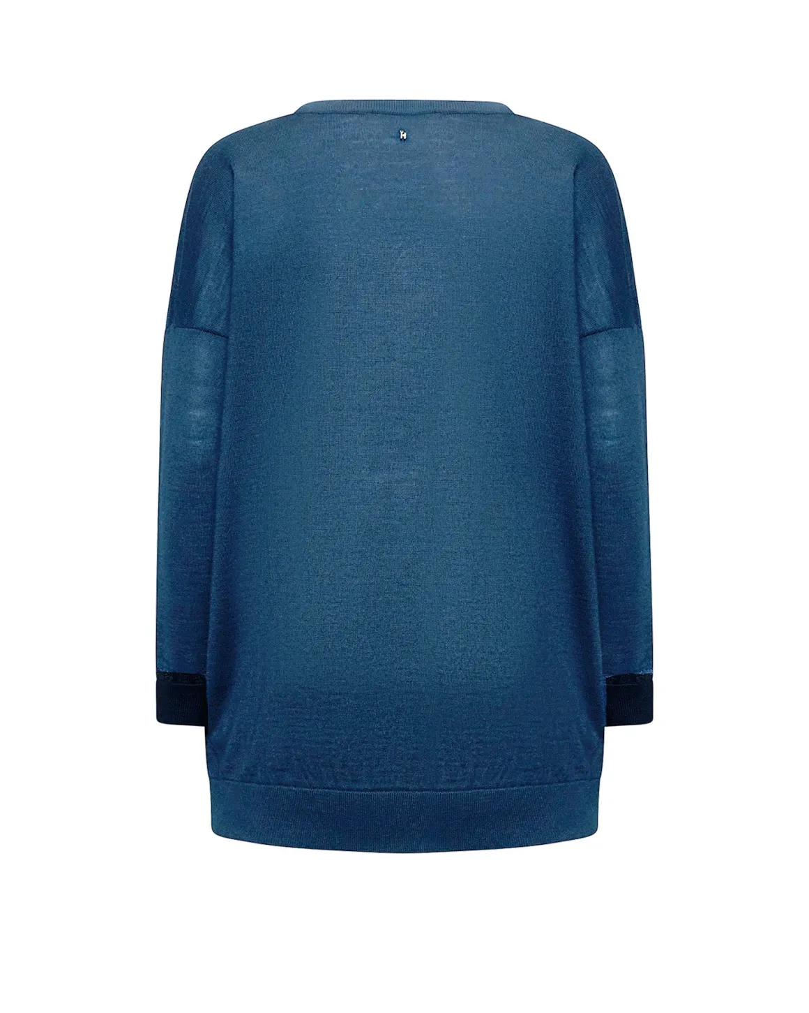Sweater with contrasting edges