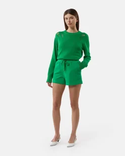 Sweater with cut-out details