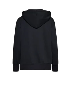 Sweatshirt with hood and decorative detail on the front