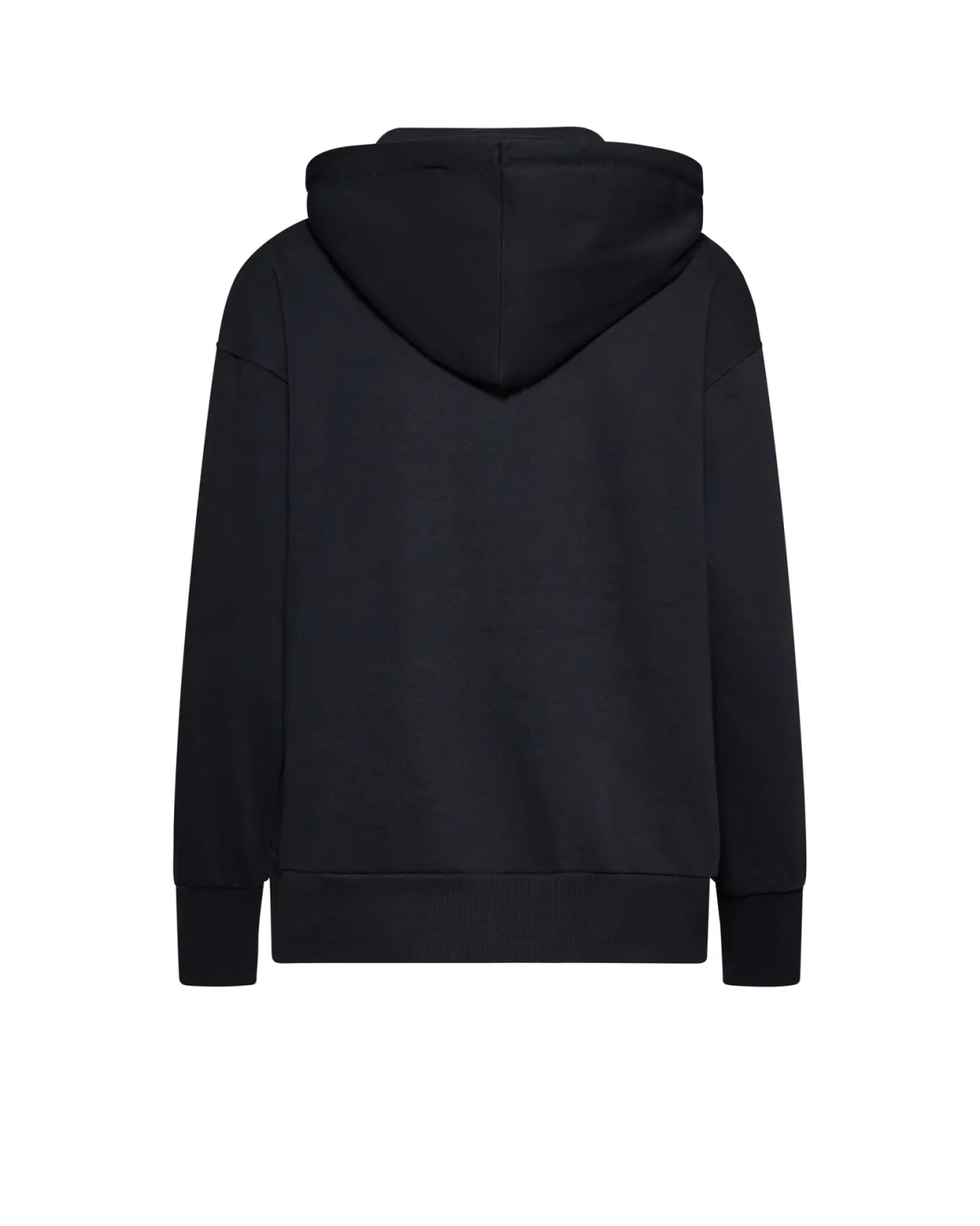 Sweatshirt with hood and decorative detail on the front