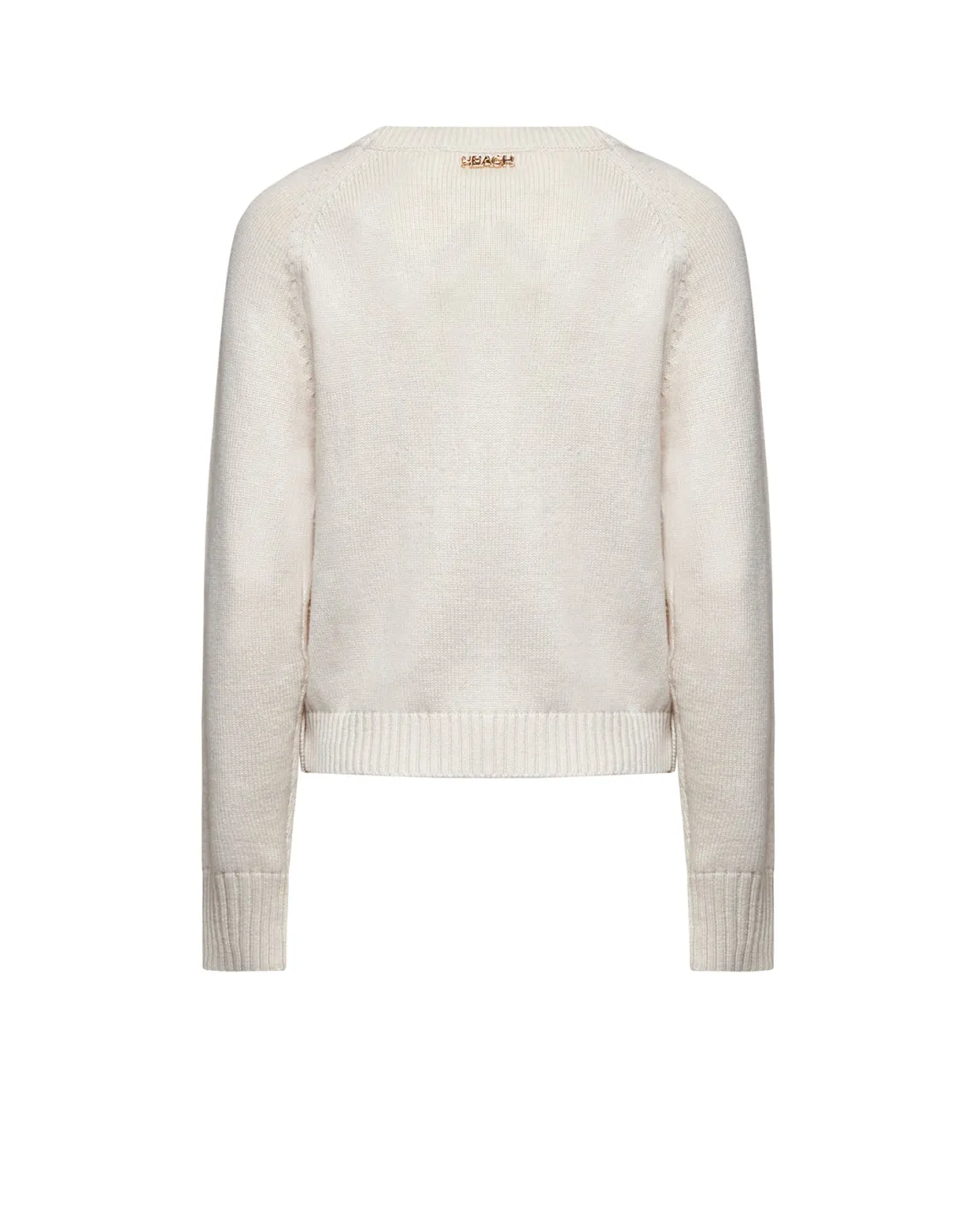 Three-button side sweater