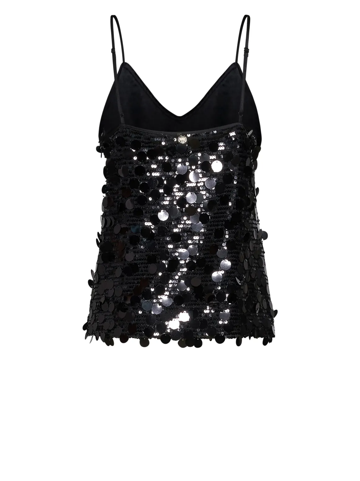 Top decorated with bright applications