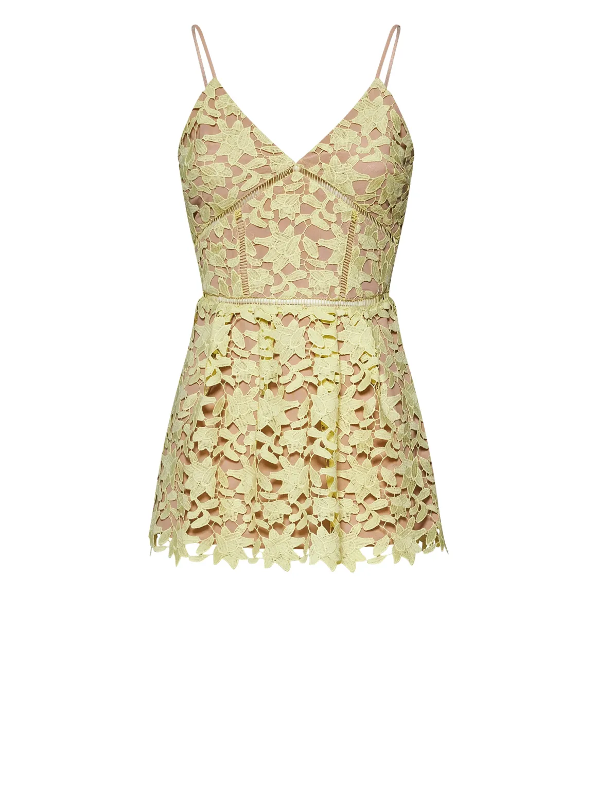 Top embroidered with floral motif