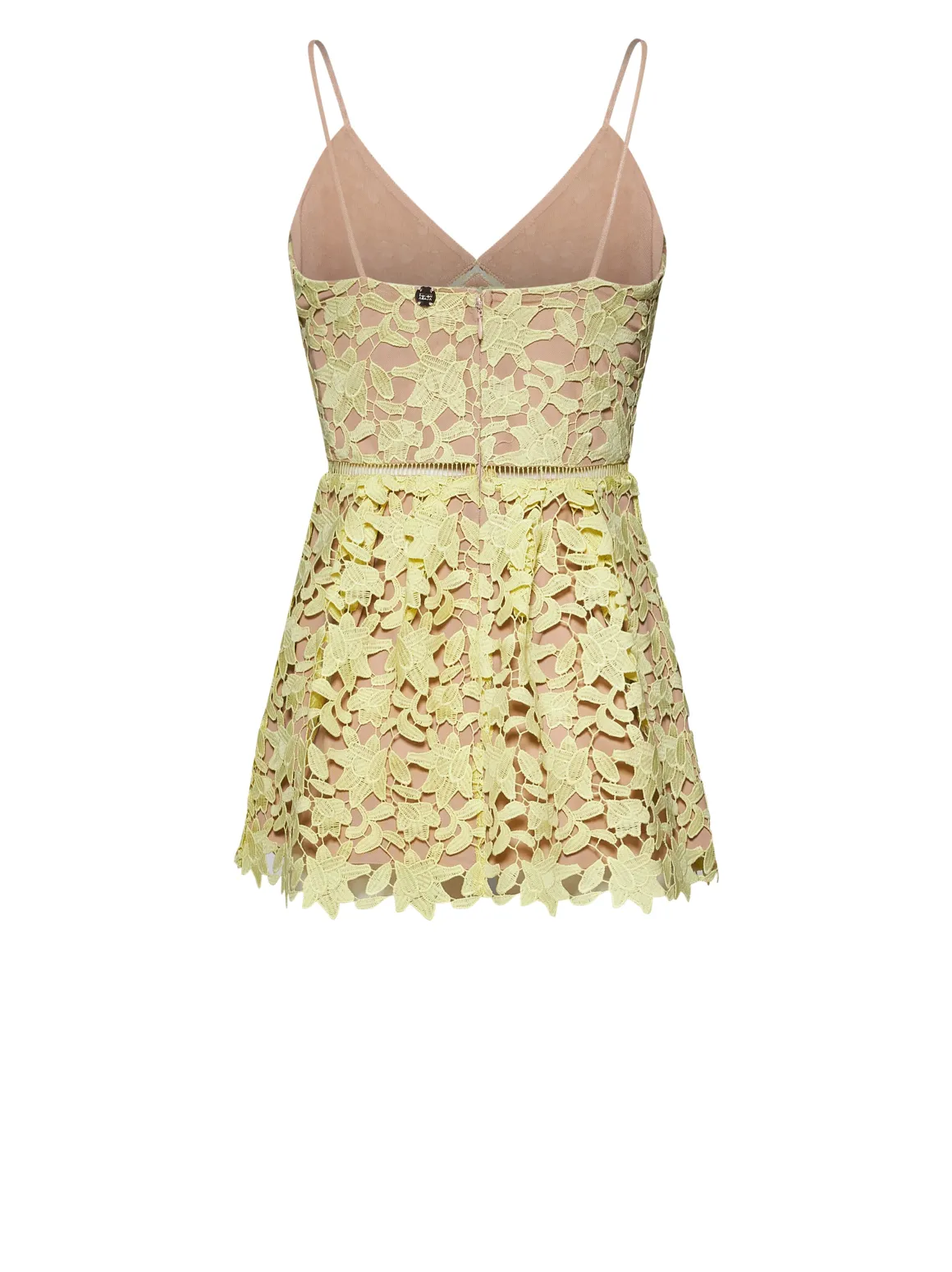 Top embroidered with floral motif