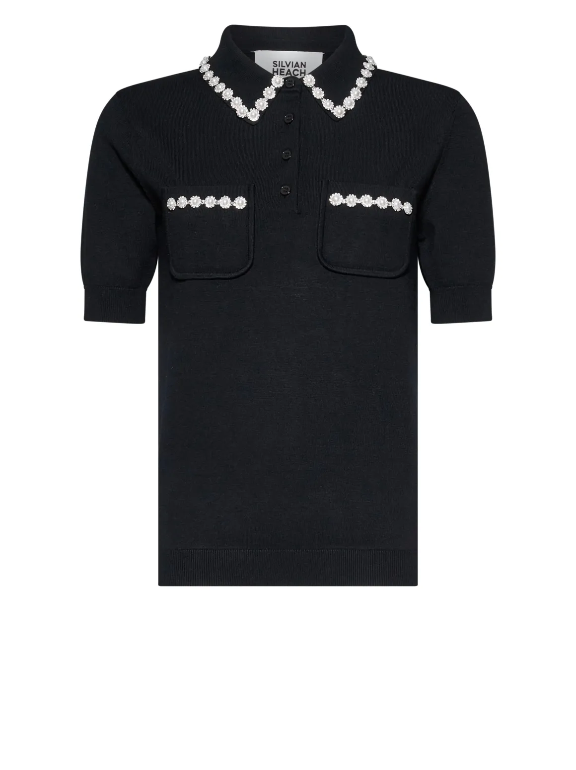 Top with decorated collar and iconic design