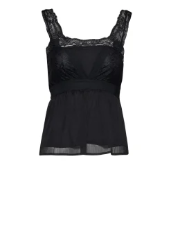 Top with lace details and refined design