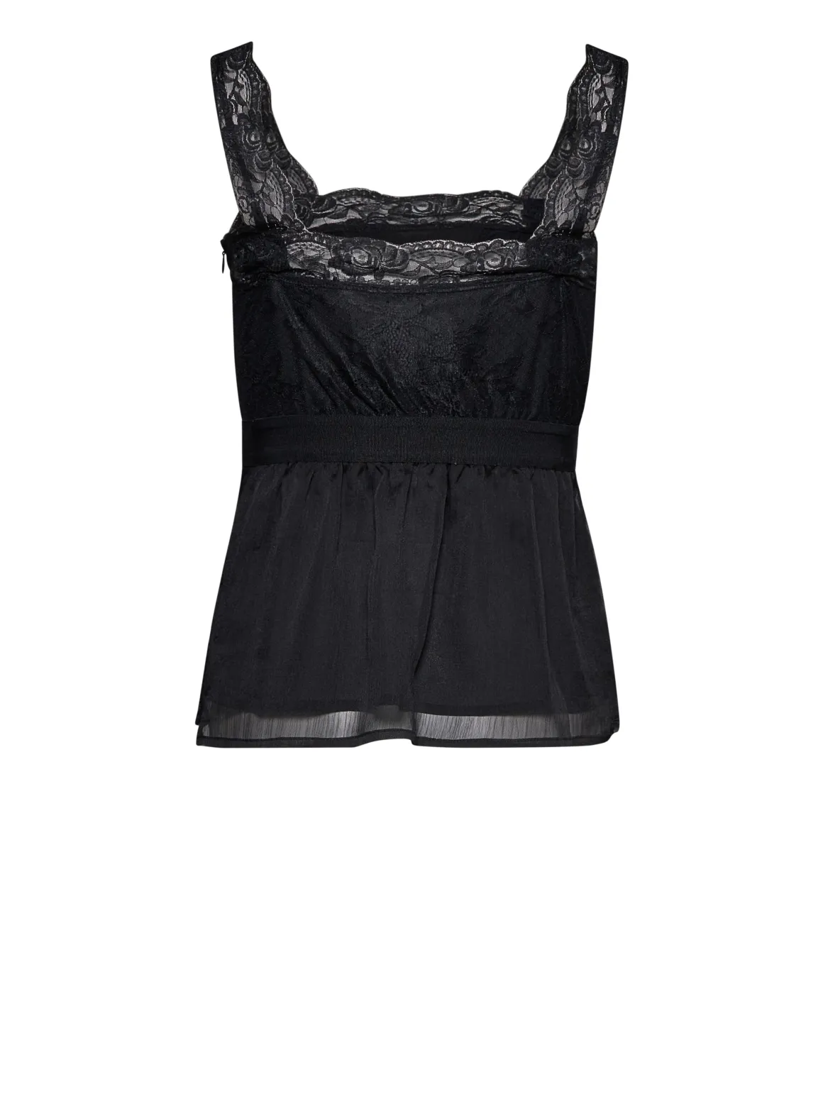 Top with lace details and refined design