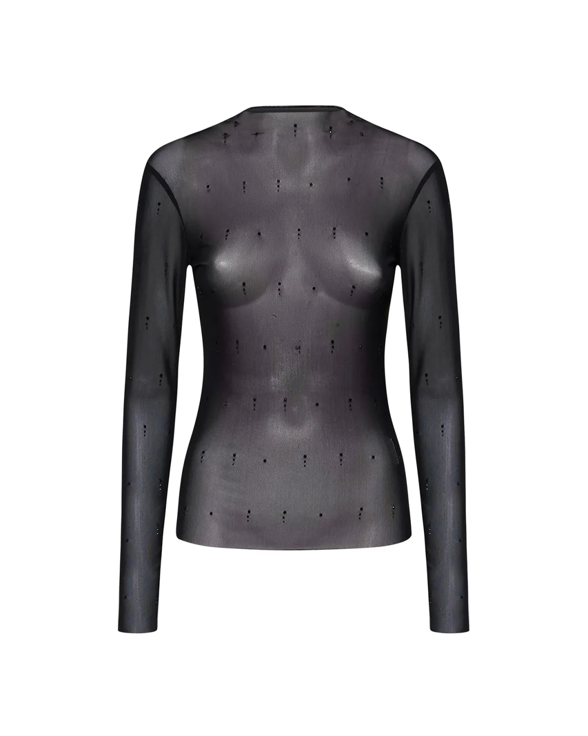 Top with see-through effect and sophisticated design