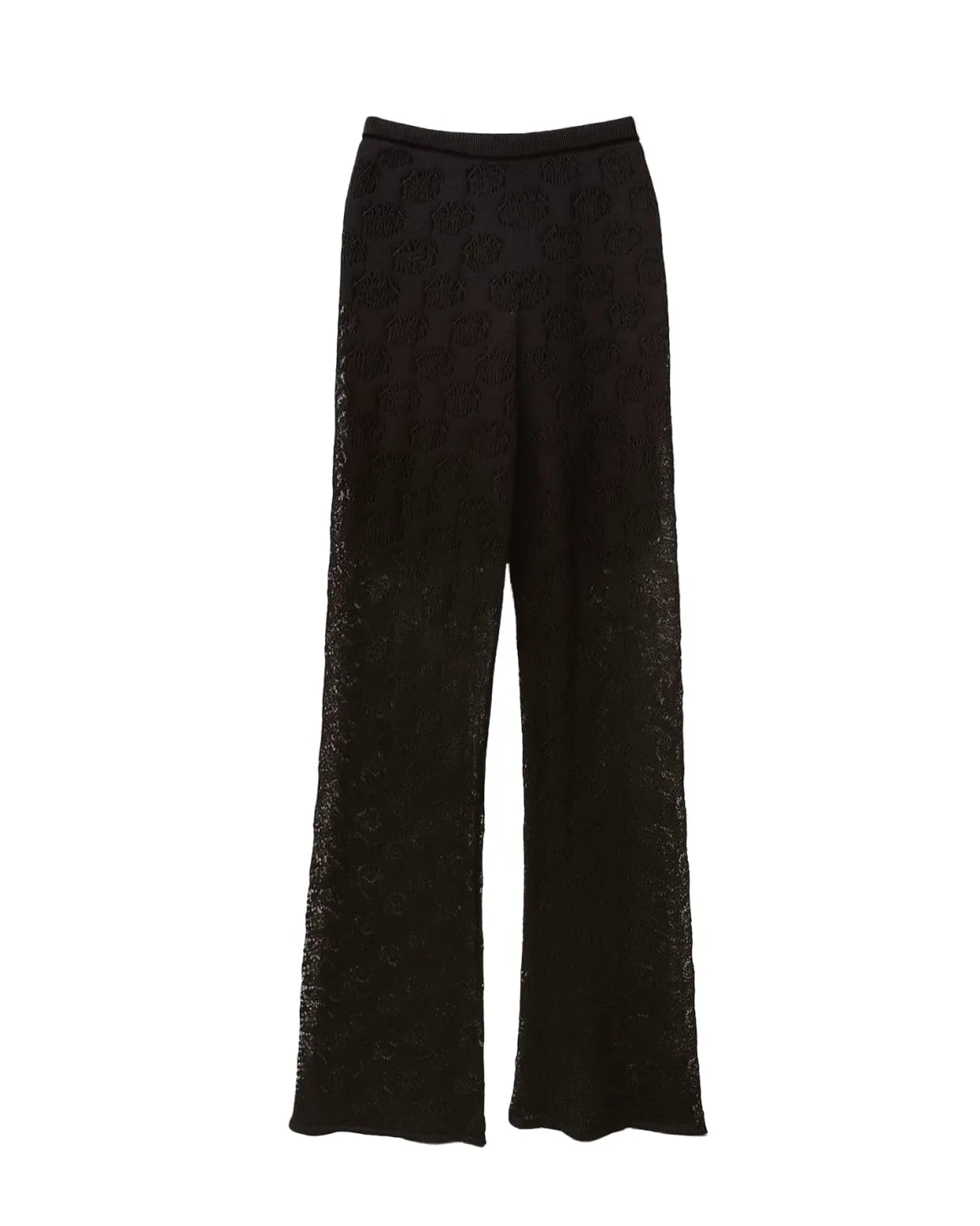 Trousers with all-over graphic pattern and bold design