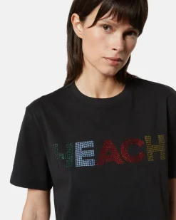 T-shirt with colored logo