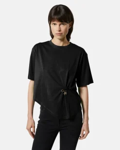 T-shirt with decorative bowl